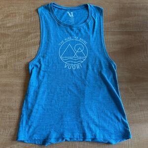 Vuori Heather Blue Tank Top